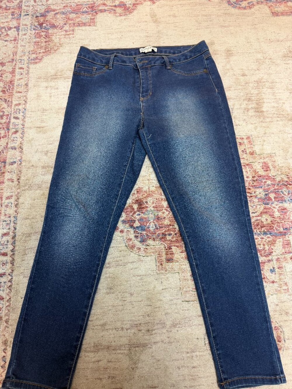 Artisan NY Blue Slim Straight Women Jeans Size 12 In Great Shape